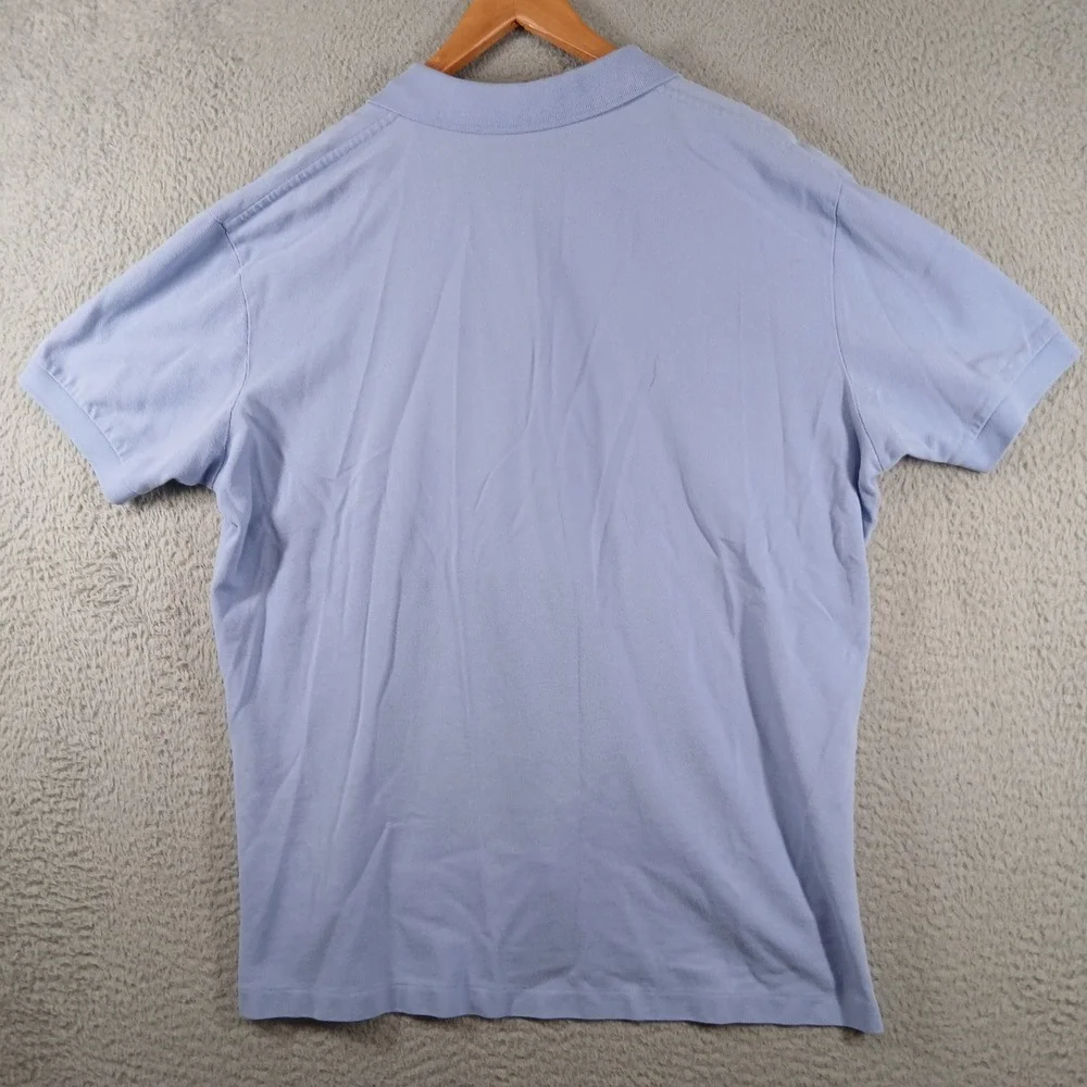 Vintage 90s Polo by Ralph Lauren Pique Cotton Polo Shirt XL Light‎ Blue